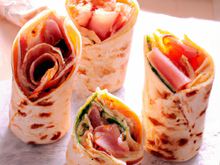 Wraps au Rondelé et jambon
