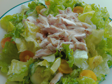 Salade aux blancs de dinde