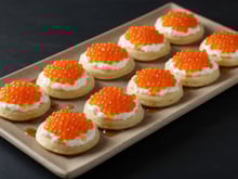 Blinis au parfum de truite et d'érable