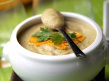 Crème de topinambours à la mimolette