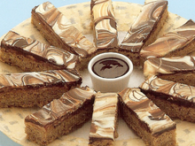 Barres de céréales marbrées