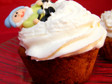 Cupcake à la pomme et chantilly de cidre