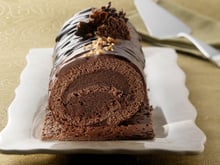 Bûche croustillante au chocolat