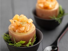 Coquetier de Chérie au tartare de saumon