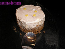 Entremet poire croustillant