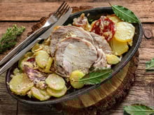 Rôti de porc et pommes de terre au Cookeo