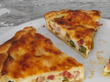 Tarte poivrons, lardons et Philadelphia