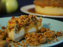Crumble Cheesecake aux Pommes Caramel