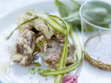 Pintade croustillante aux légumes par Pierre-Sang Boyer