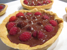 Tartelettes chocolat-framboises