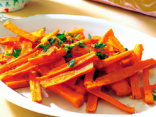 Carotte frites pas cuite