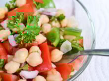 Ma salade idéale aux pois chiches