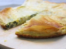 Tourte brick aux épinards et feta