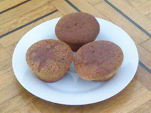 Muffins chocolat blanc