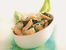 Pâtes complètes, blettes