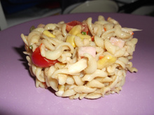 Salade de pâtes au Râpé de la Mer