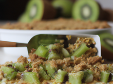 Crumble aux kiwis et au miel