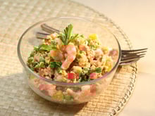 Taboulé aux crevettes