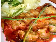 Tartelette tomate, courgette & gorgonzola