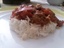 Petits volcans de riz en éruption !