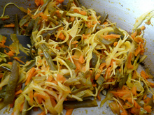 Achards de légumes d'Elisabeth