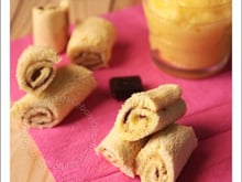 Roulés briochés citron, amandes et chocolat