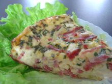 Quiche aux poireaux et chèvre