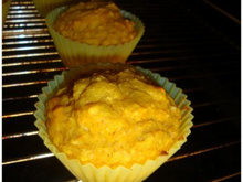 Muffins au potimarron et flocons d'avoine