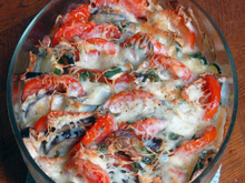 Gratin de légumes tricolore à l'italienne