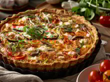 Une diététicienne partage sa recette de quiche provençale avec une pâte plus légère et rassasiante