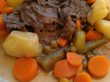 Mijoté de bœuf aux fins légumes