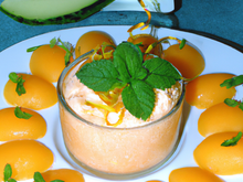 Mousse de melon à la St Michel