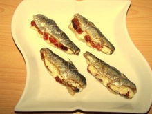 Sardines farcies au boursin et tomates confites