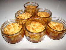 Crumble ananas et noix de coco