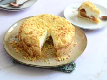 Gâteau-tarte soufflé aux pommes