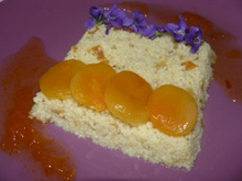 Semoule sucrée aux abricots