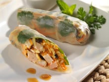 Rouleaux de printemps au foie gras mi-cuit DELPEYRAT