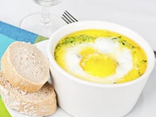 Œufs cocotte aux épinards