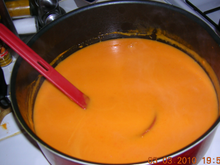 Velouté de potiron économique