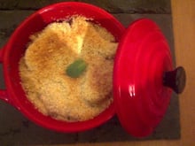 Mini gratin au thon et cottage cheese