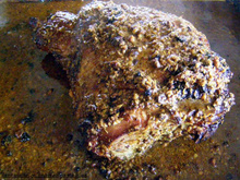 Gigot d'agneau épicé et caramélisé