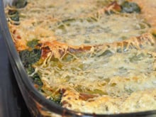 Cannellonis italiens aux épinards et ricotta