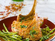 Côtes d'agneau à l'indienne