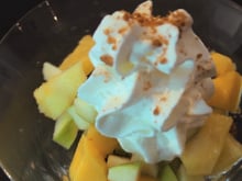 Salade de fruits avec sa Chantilly par Marie