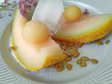Melon de Cavaillon givré au Muscat de Beaumes de Venise