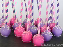 Mes cake pops aux couleurs éclatantes