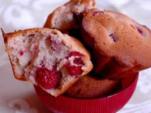 Mini cakes aux framboises
