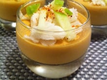 Panna cotta à la bisque de homard