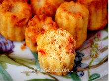 Cannelés au comté et chorizo