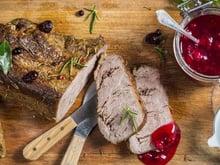 Accompagnement pour un rôti de biche